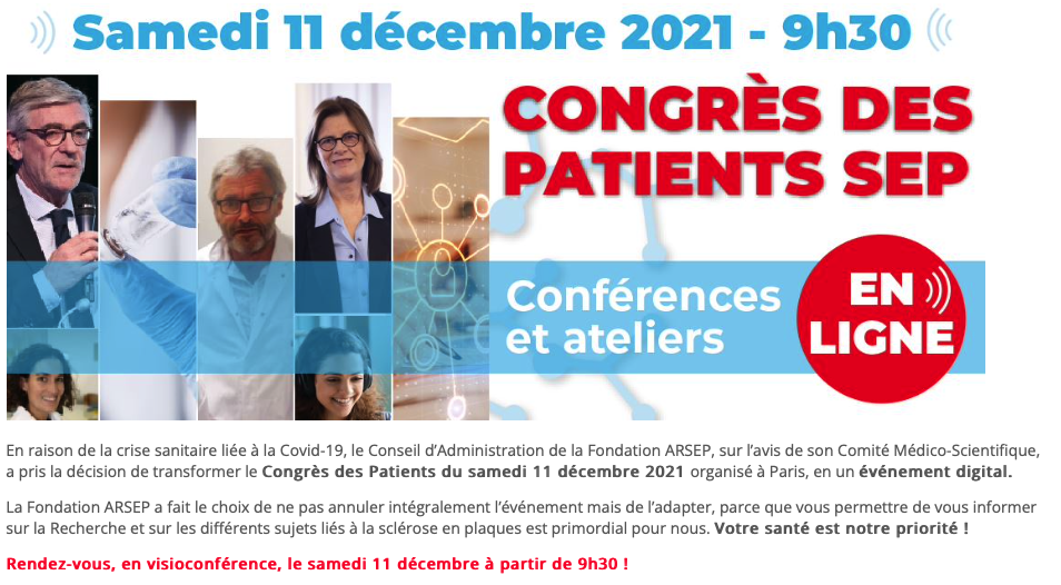 ARSEP - Congrès Patients - Sclérose en plaques