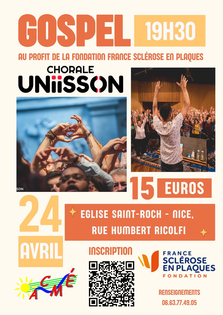 Save the date : concert de gospel organisé par la Fondation France SEP le 24 avril 2026