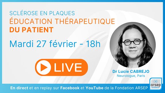 LE PROCHAIN LIVE DE LA FONDATION ARSEP AURA LIEU LE 27 FÉVRIER 2024