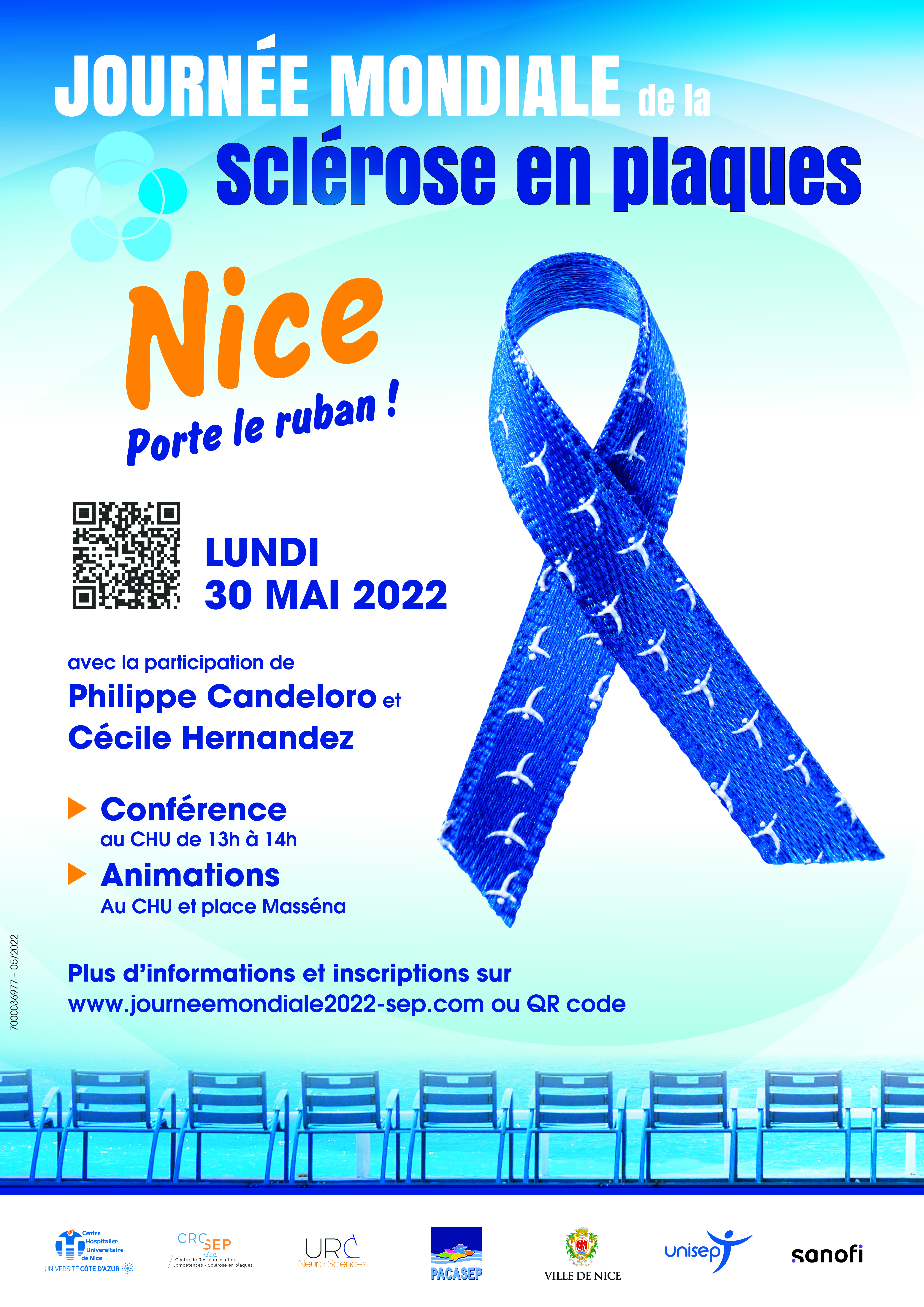 Journée mondiale de la Sclérose en Plaques 2022 à Nice